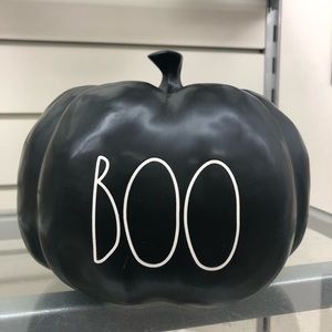 Rae Dunn "Boo" Ceramic Pumpkin Rare!